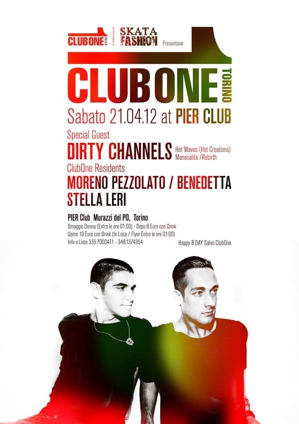 Club One Torino Pres. Dirty Channels - Página frontal