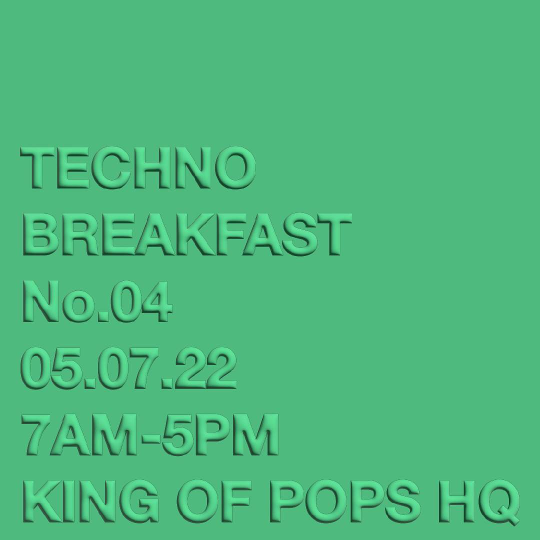 Techno Breakfast 04 - Página trasera