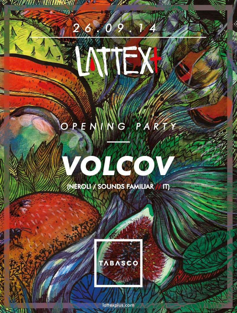 Lattex Opening Party with Volcov - Página frontal