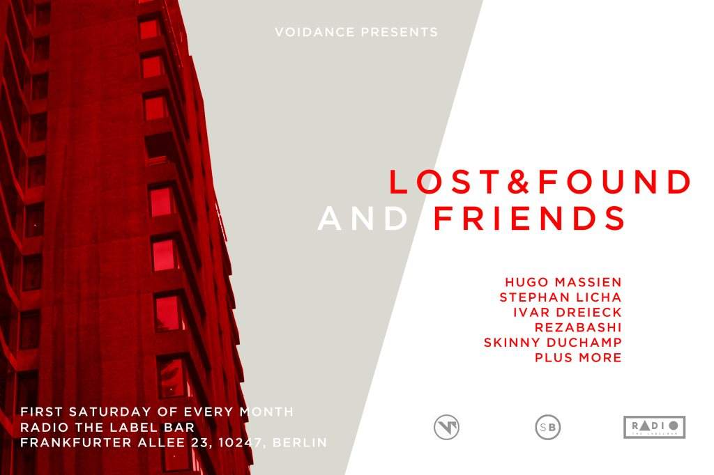 Voidance presents Lost & Found and Friends - フライヤー表