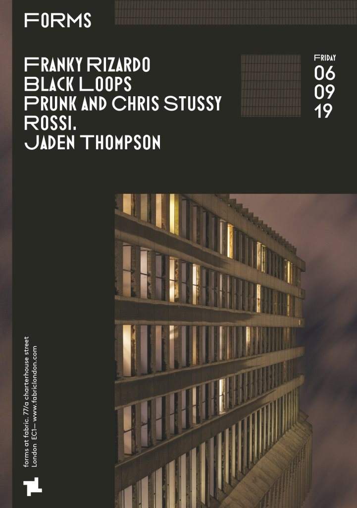 Forms: Franky Rizardo, Black Loops, Prunk & Chris Stussy and More en ...