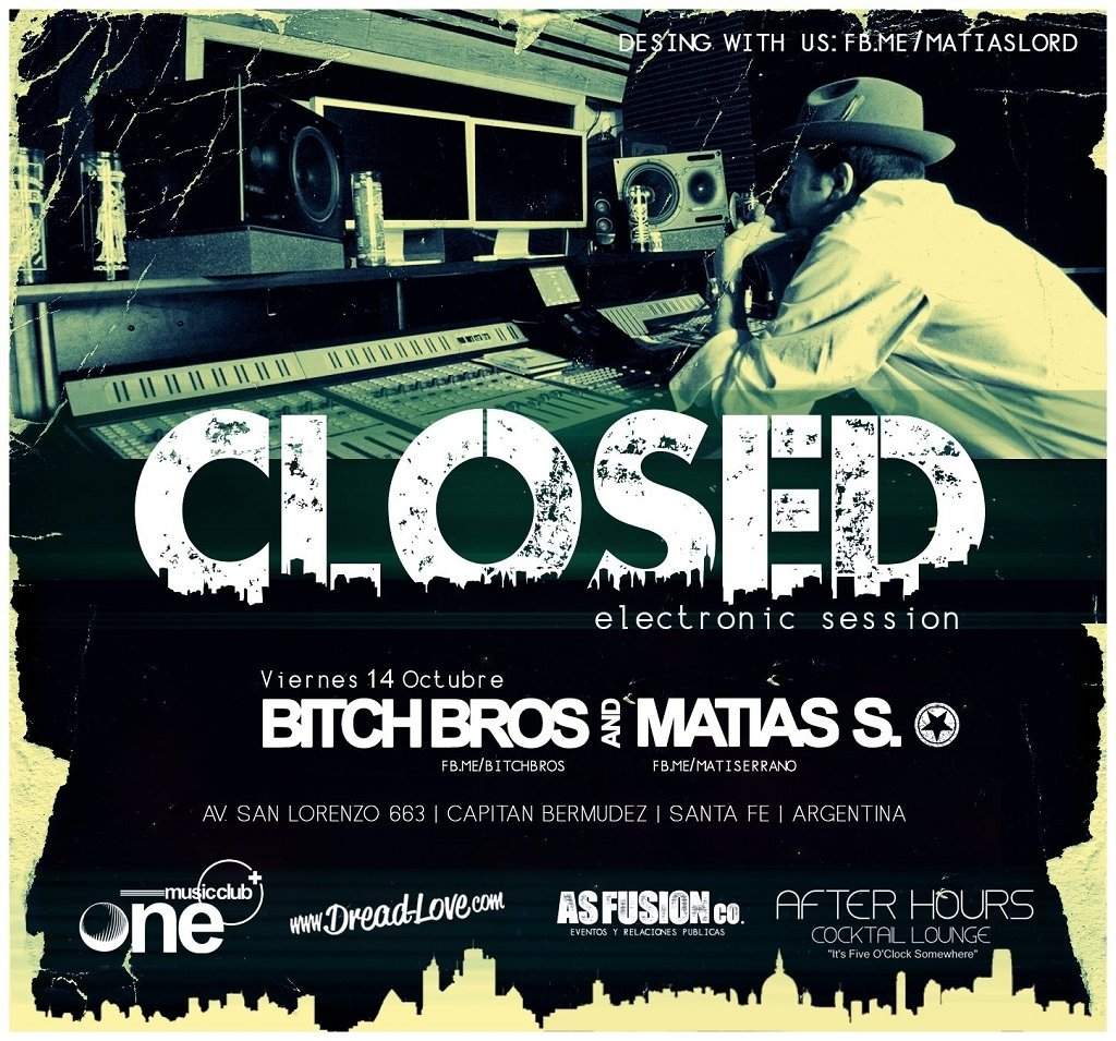 Closed with Bitch Bros & Matias S - Página frontal