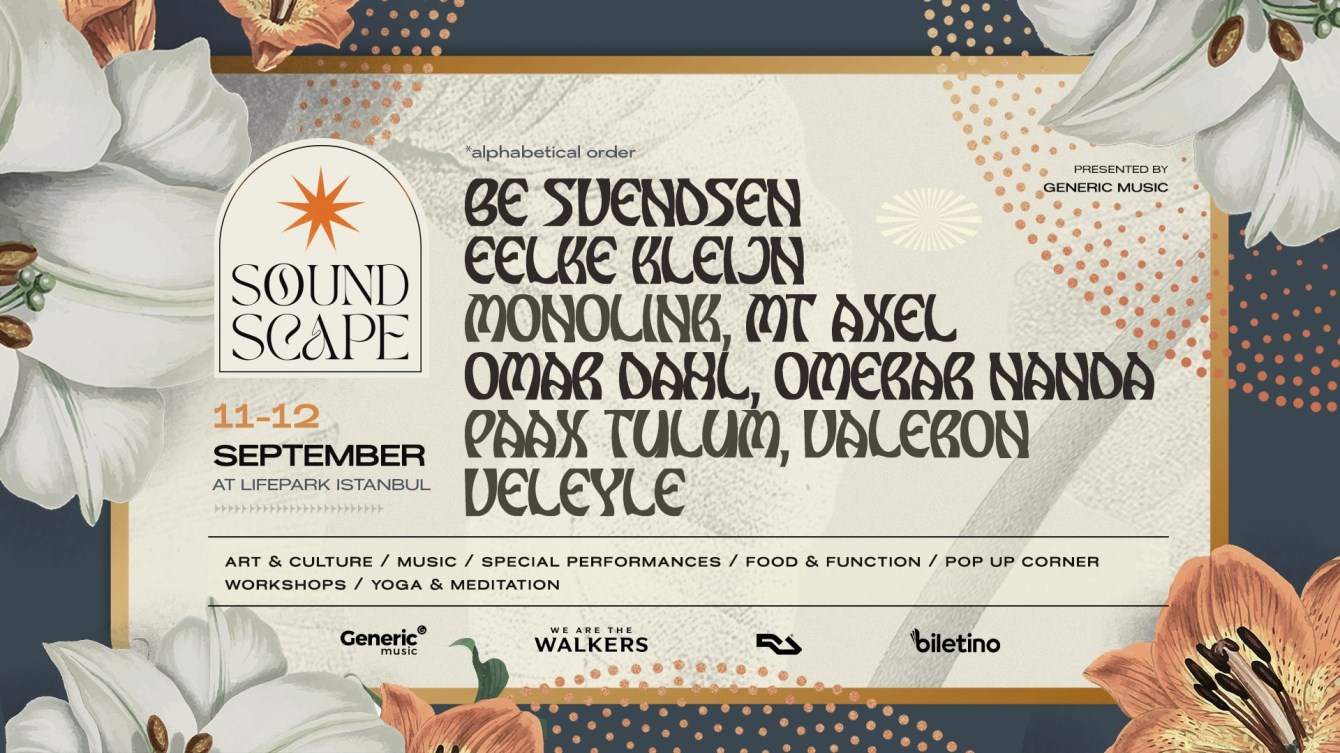 Soundscape Festival with Monolink + Be Svendsen & More - フライヤー表