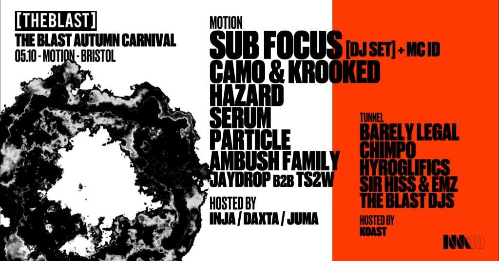 In:Motion / The Blast Autumn Carnival Opening Party - DNB Special - Página frontal