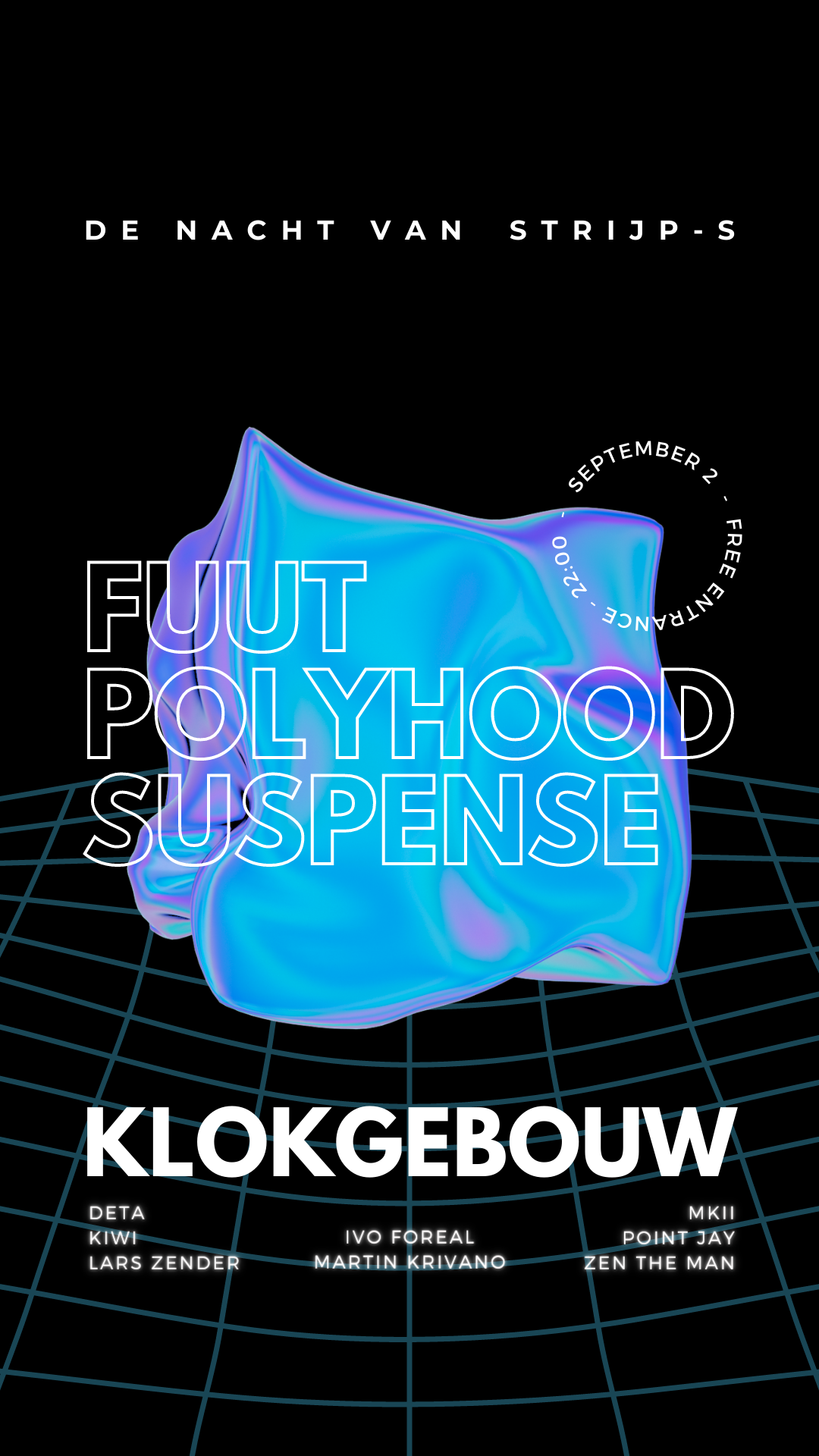 Fuut x Polyhood x Suspense - フライヤー表