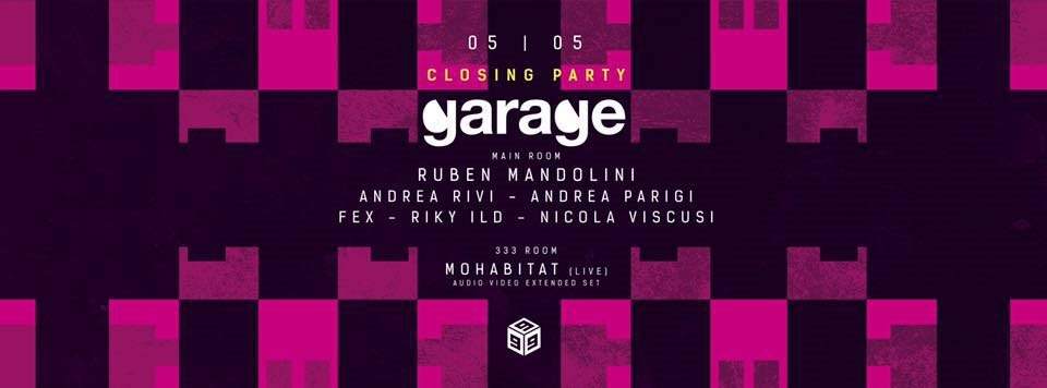 Garage Closing Party - Página frontal