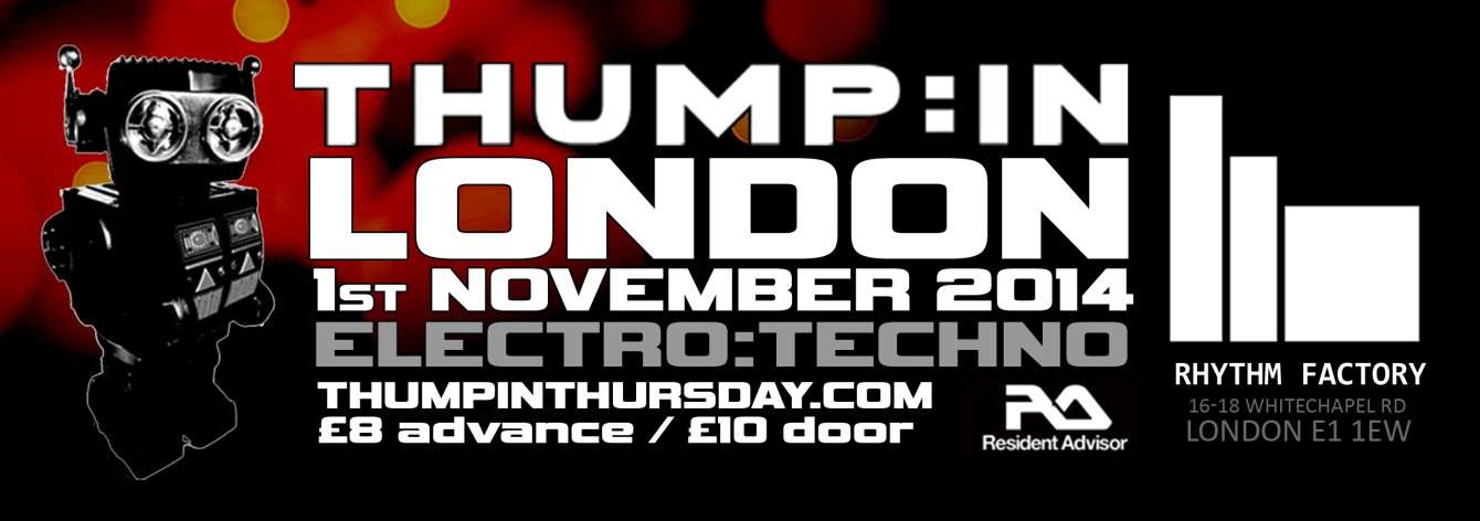 Thump:in London - Página frontal