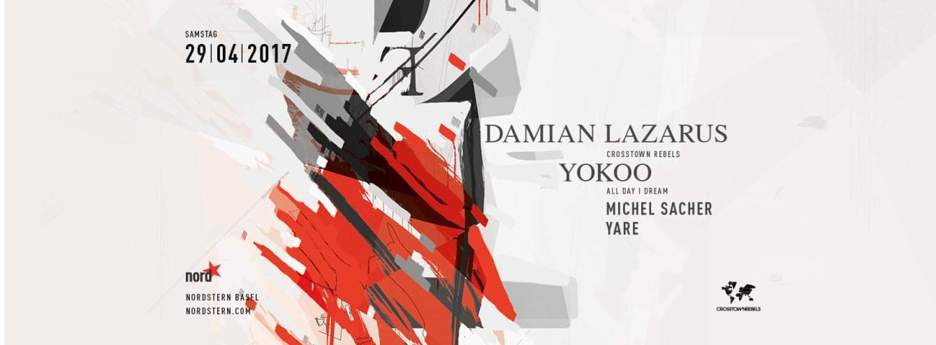 Damian Lazarus & YokoO - フライヤー表