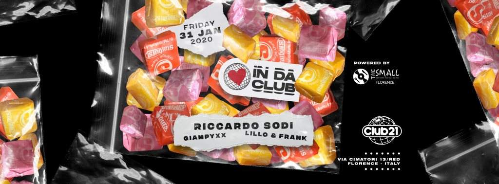In-Da Club with Riccardo Sodi - フライヤー表