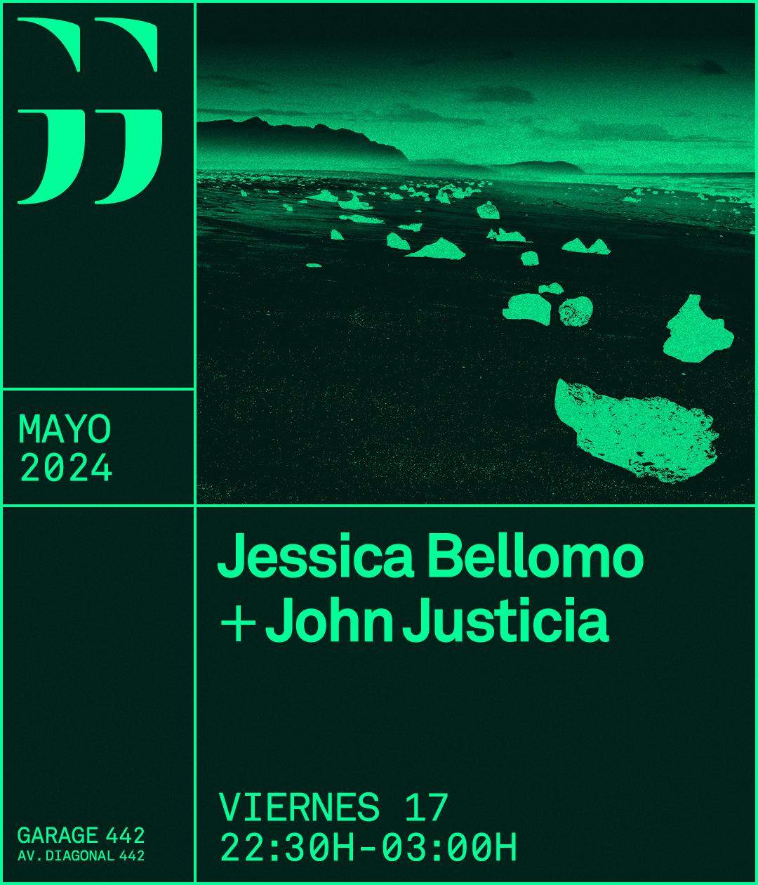 Jessica Bellomo + John Justicia - Página frontal