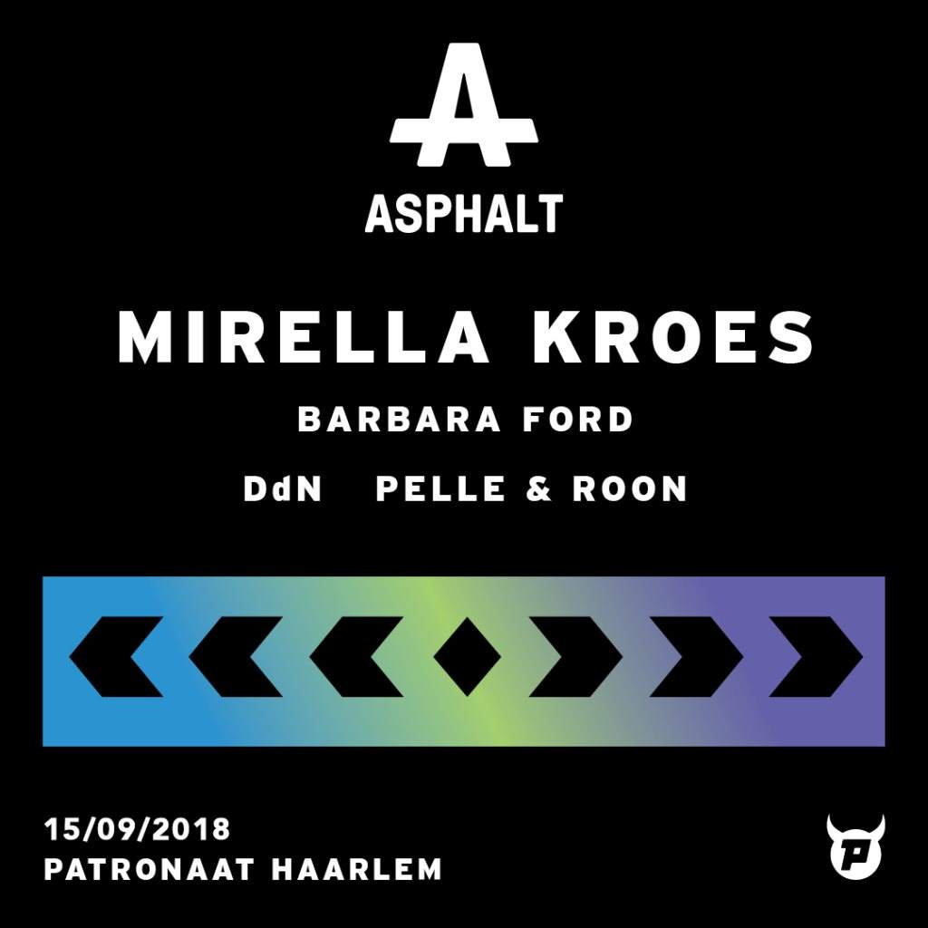 Asphalt - Mirella Kroes, Barbara Ford, Pelle & Roon, DdN - フライヤー表