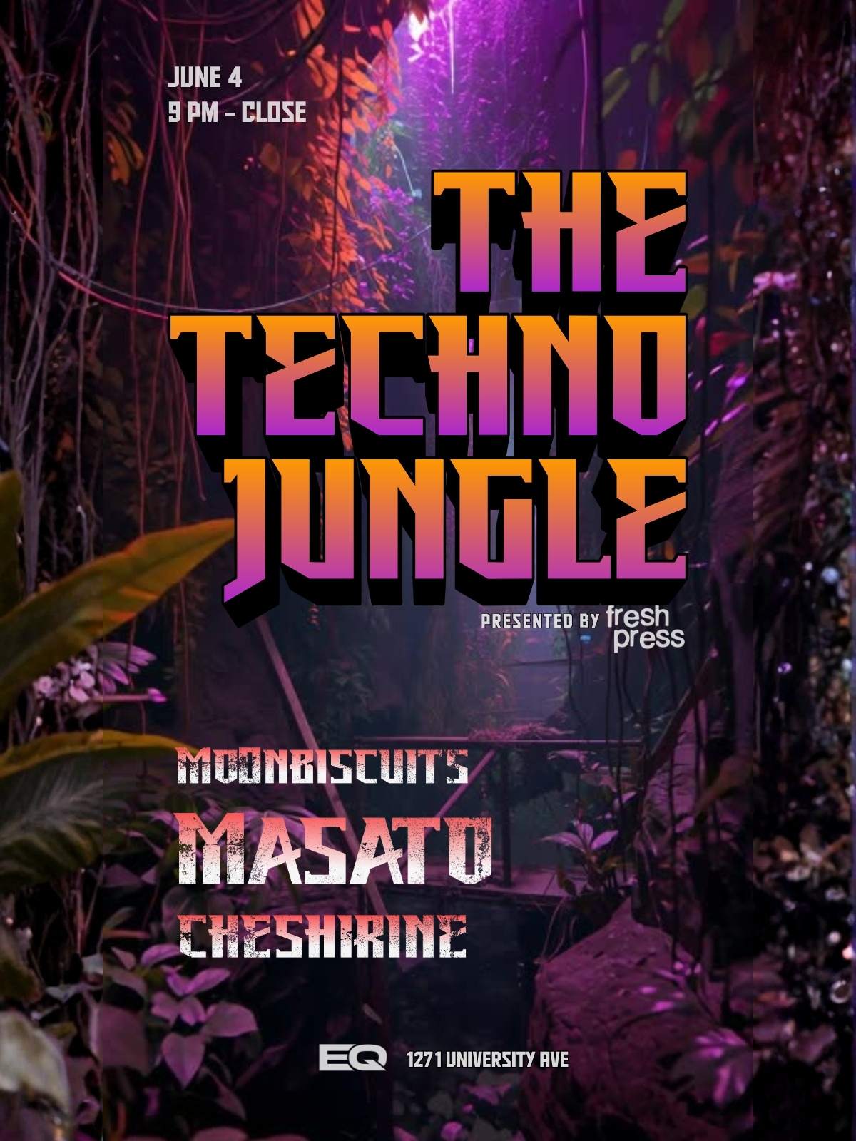 The Techno Jungle at EQ San Diego, San Diego