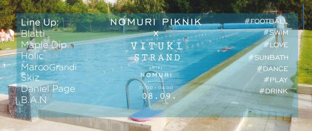 Urimuri Pres. Vituki Open air Pool Party - フライヤー表