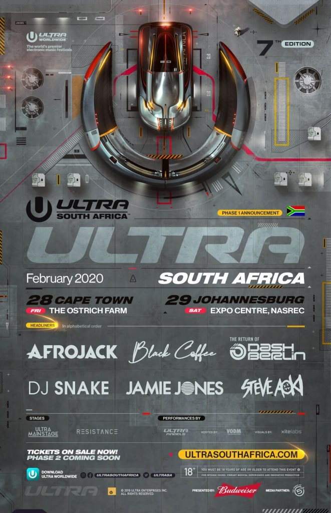 Ultra South Africa - Página frontal