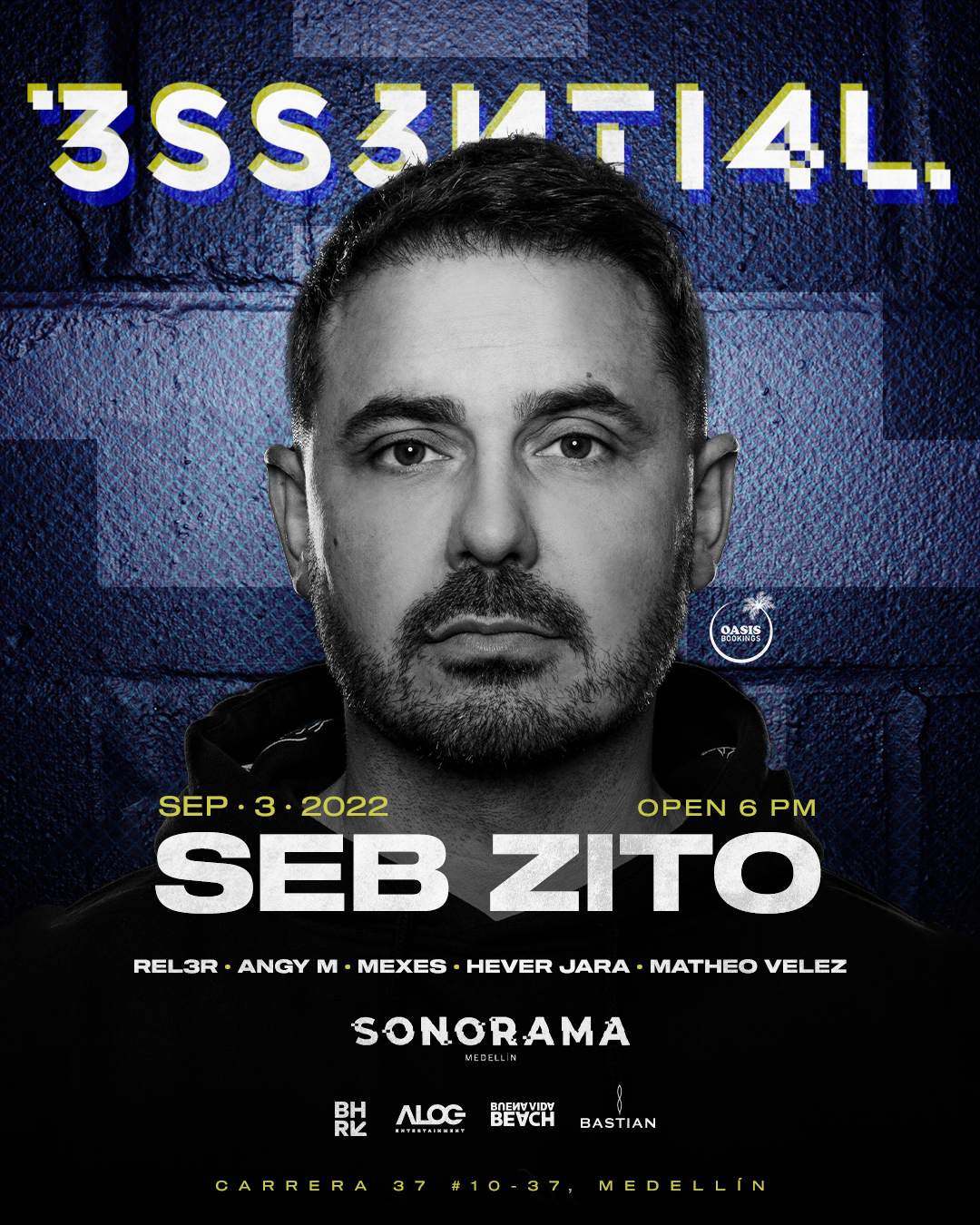 3SS3NT14L with Seb Zito - フライヤー表