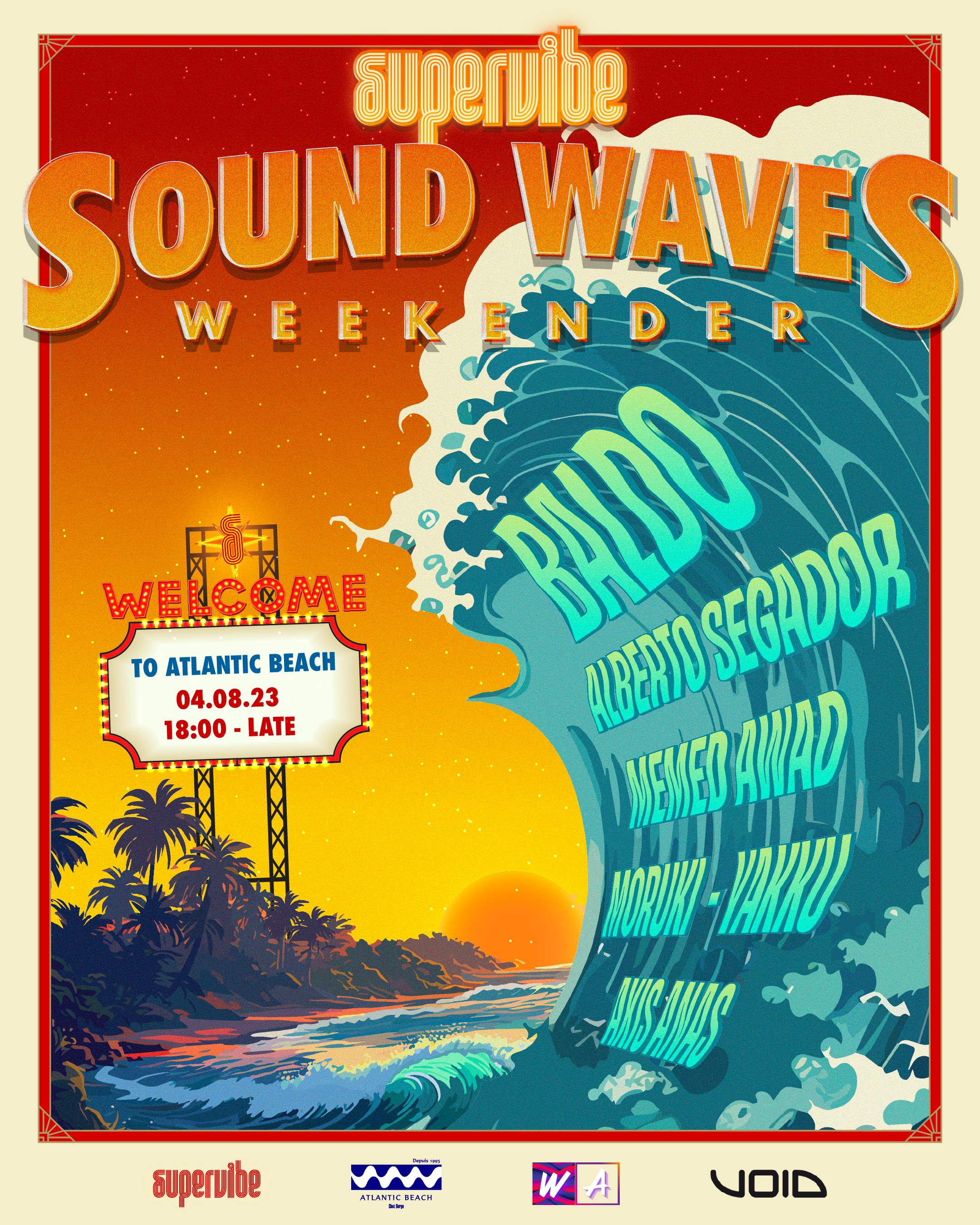 Supervibe Sound Waves - フライヤー表