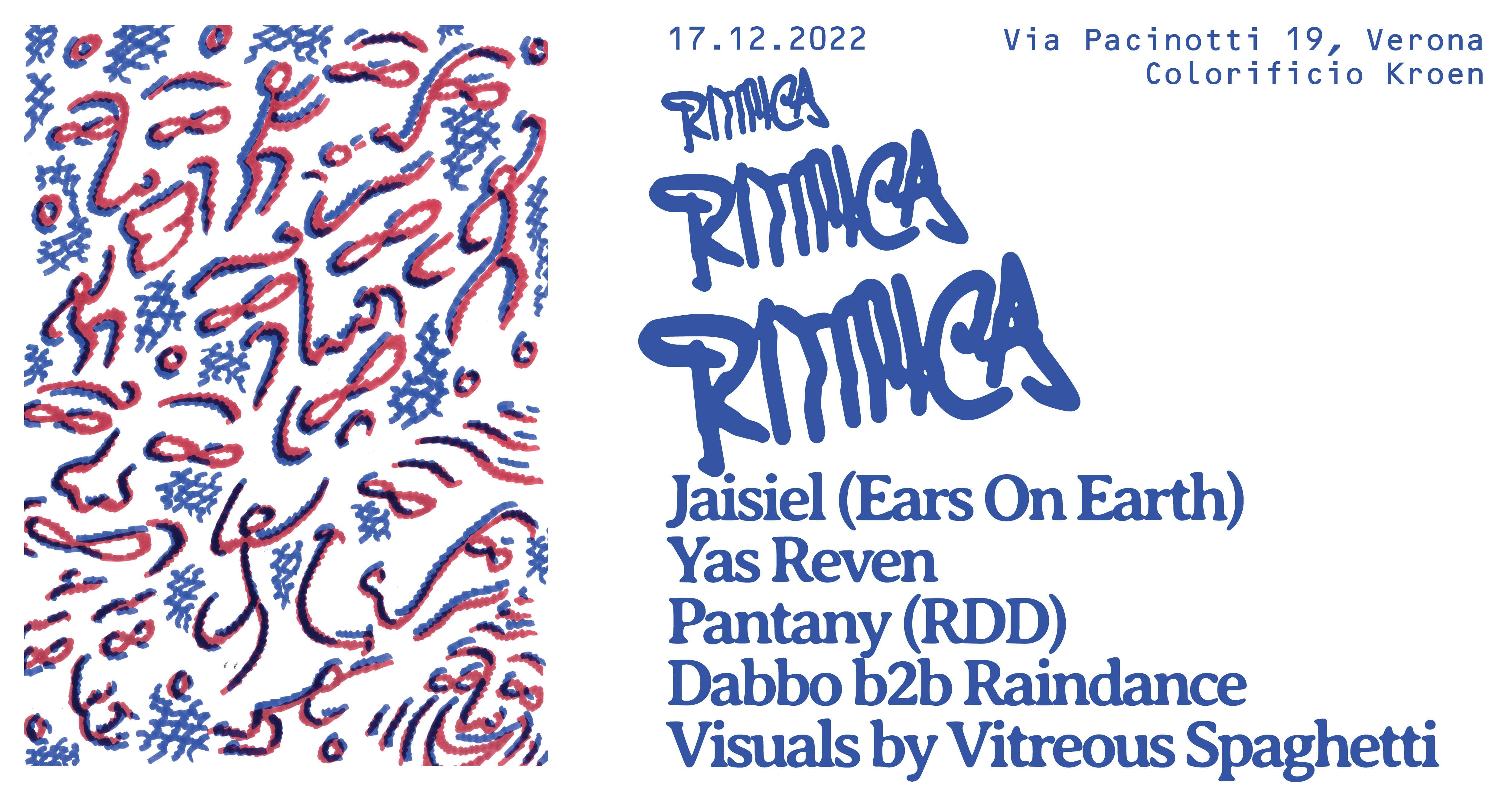 Ritmica with Yas Reven , Jaisiel, Pantany - Página frontal