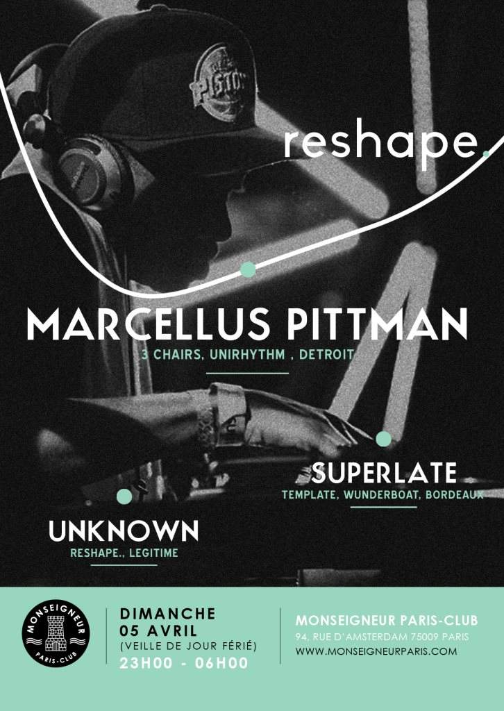 Reshape. with Marcellus Pittman, Superlate & Unknown - Página frontal
