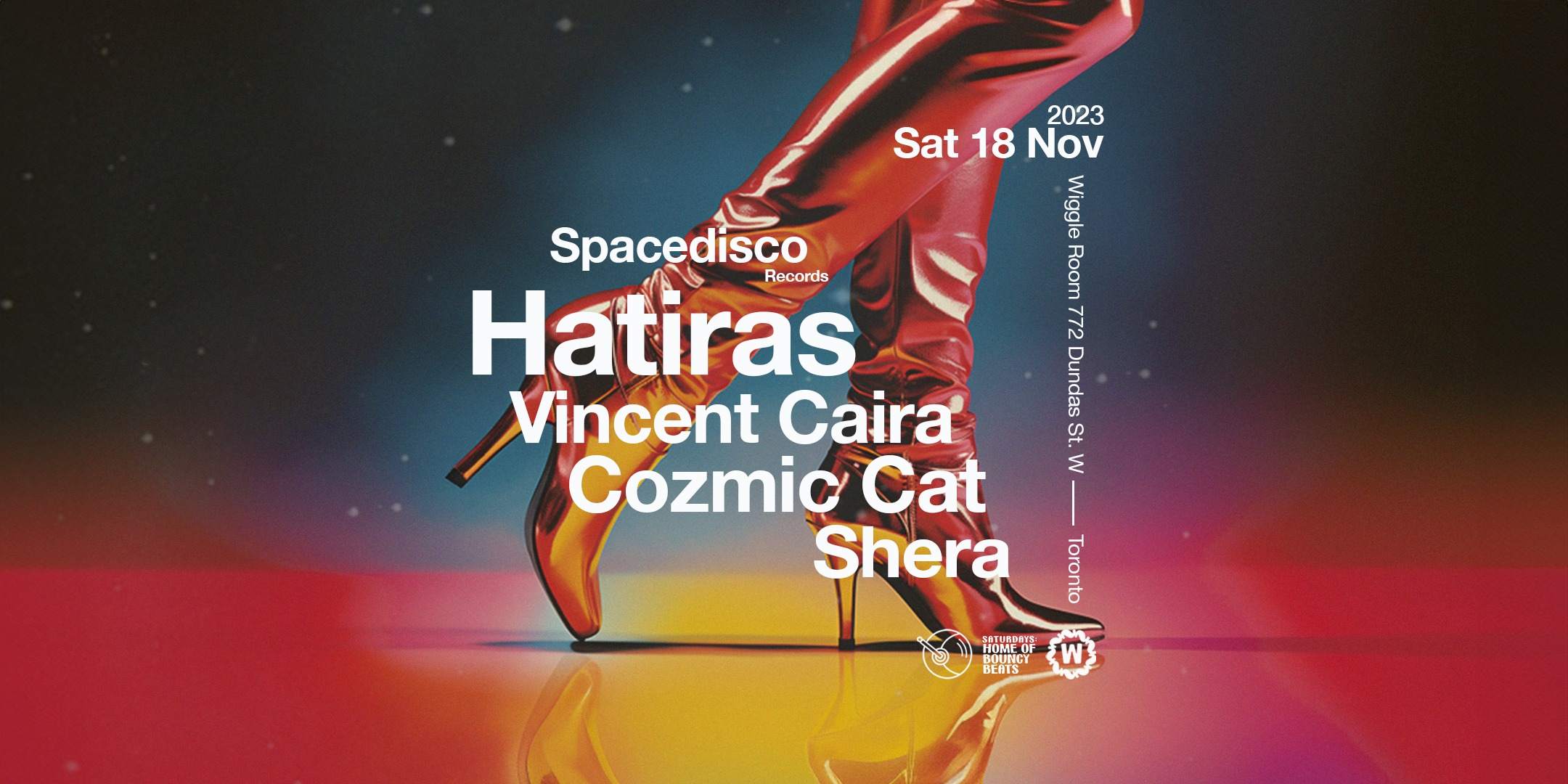 Spacedisco: Hatiras / Vincent Caira / Cozmic Cat / Shera - Página frontal