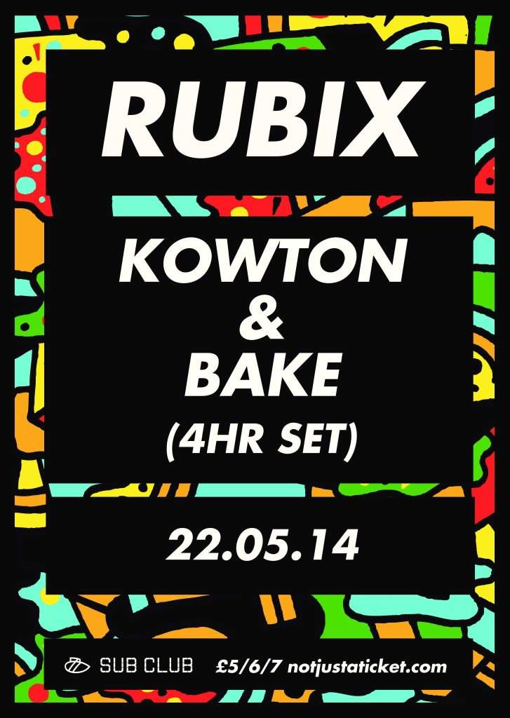 Rubix with Kowton b2b Bake - Página frontal