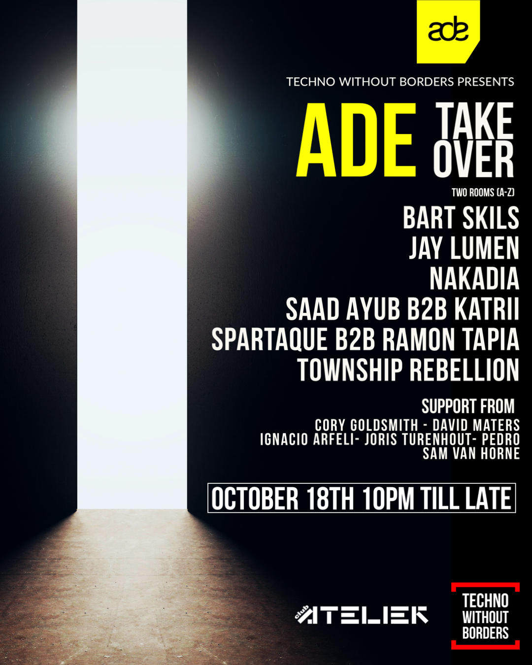 Techno Without Borders: ADE Takeover 2023 - Página frontal