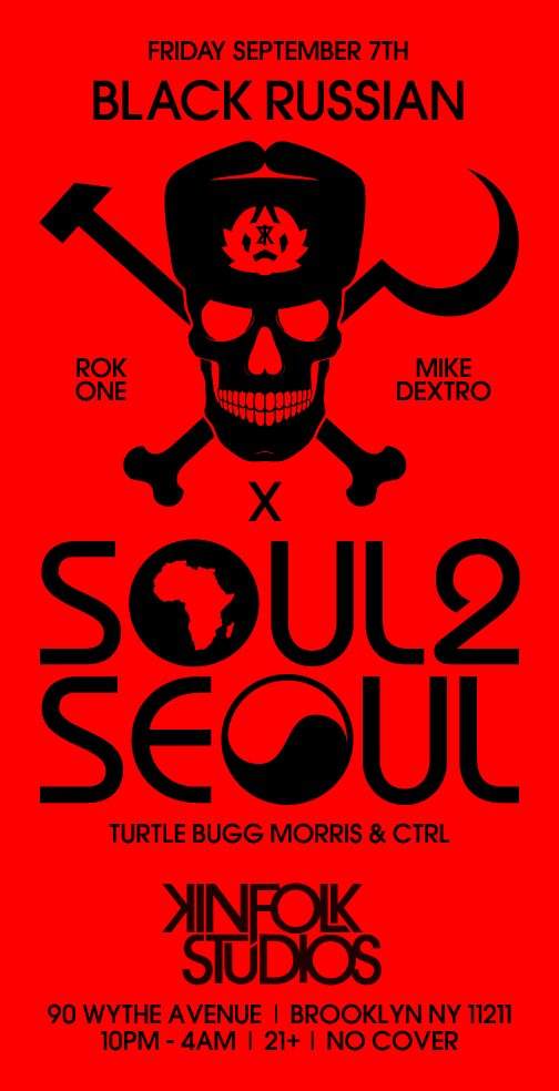 Black Russian x Soul 2 Seoul - Página frontal
