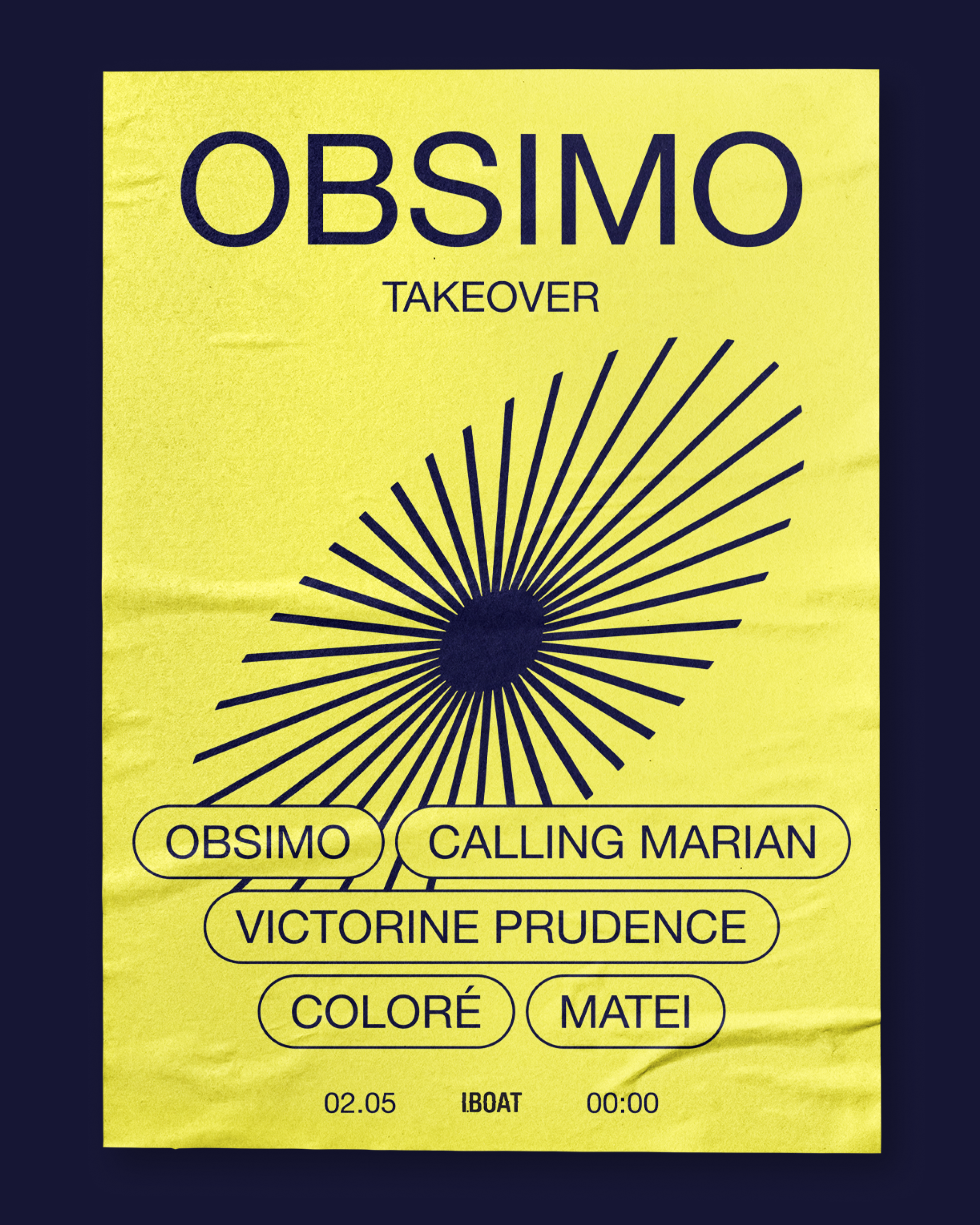 OBSIMO takeover x Calling Marian • COLORÉ • Matei • Victorine Prudence - Página frontal