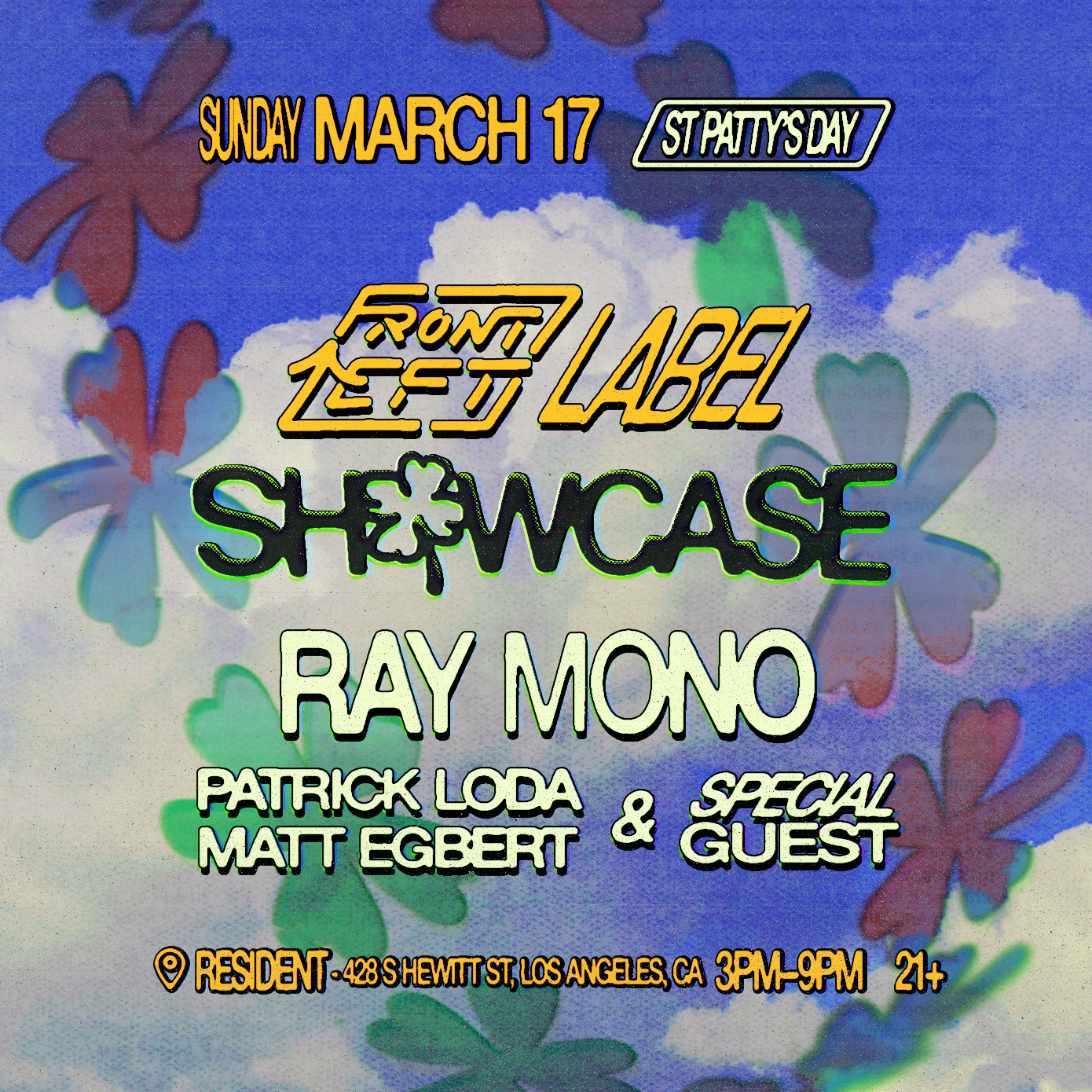 Front Left Recordings Label Showcase featuring Ray Mono - Página frontal