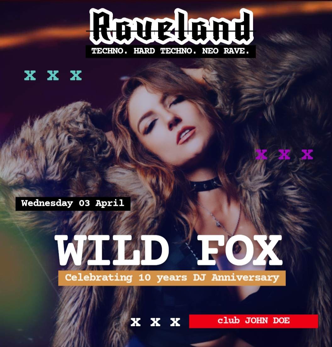 RAVELAND: Hard Techno Rave w/ Wild Fox & Rul3 - Página frontal