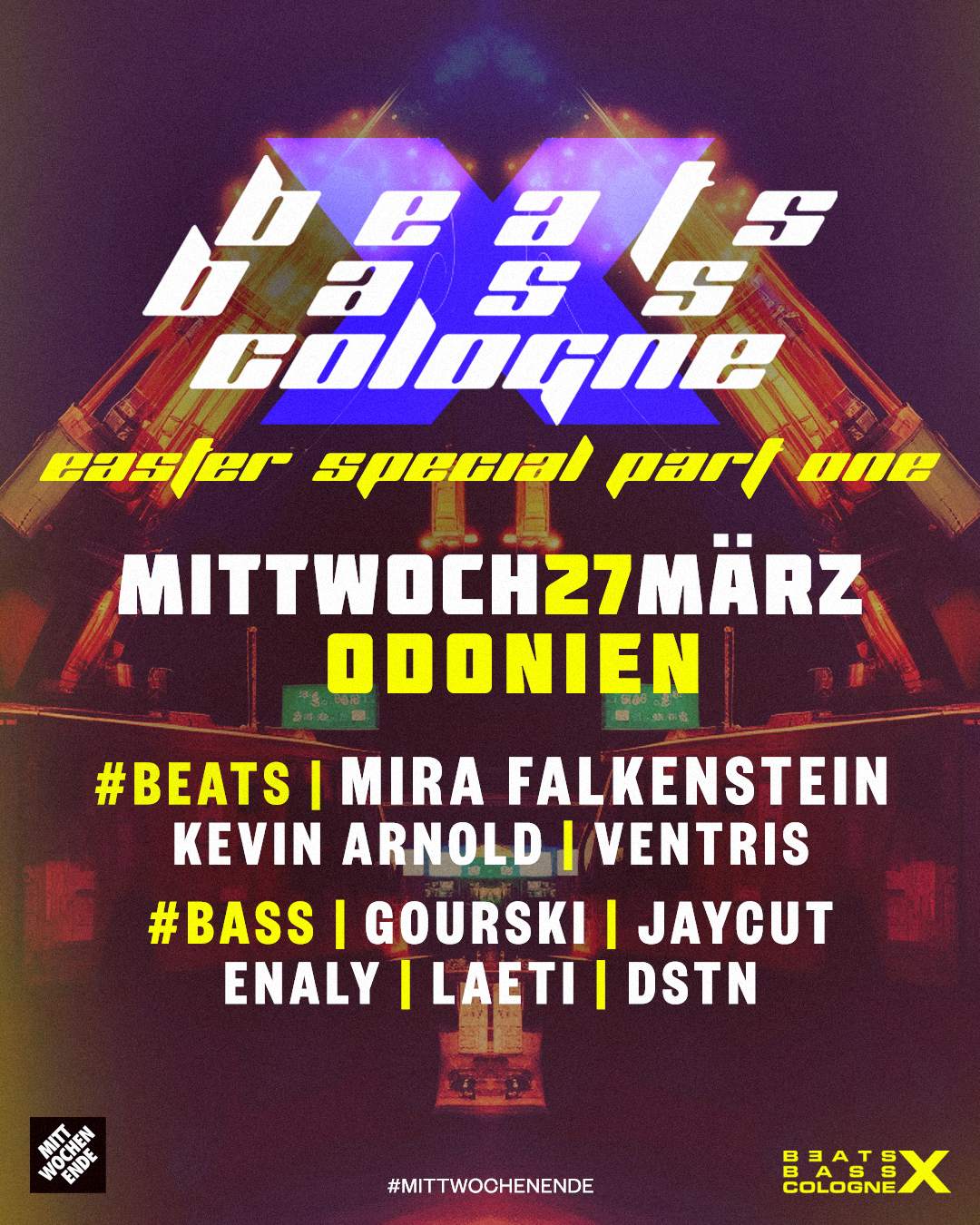 Beats x Bass x Cologne - Easter Special Part 1 #MittWochenende - フライヤー表