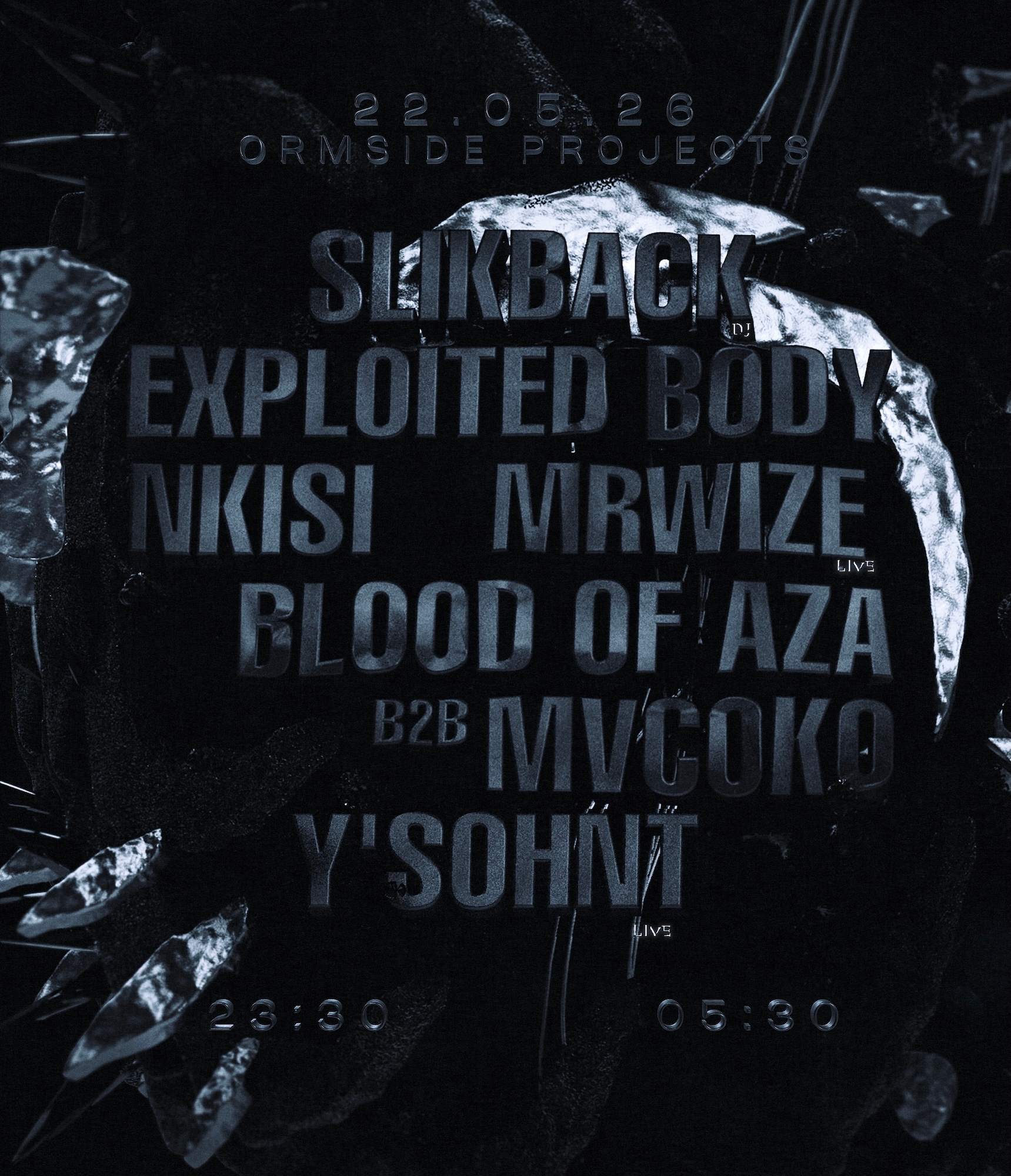 SYPHEN [AFTERPARTY]: Slikback, Nkisi, Exploited Body, MRWIZE, Blood of ...
