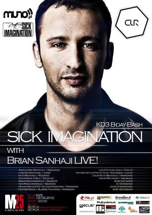 Sick Imagination with Brian Sanhaji Live - KD3 B-day Bash - Página frontal