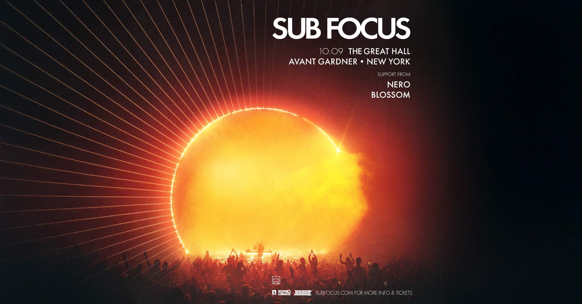 SUB FOCUS at Avant Gardner, New York City