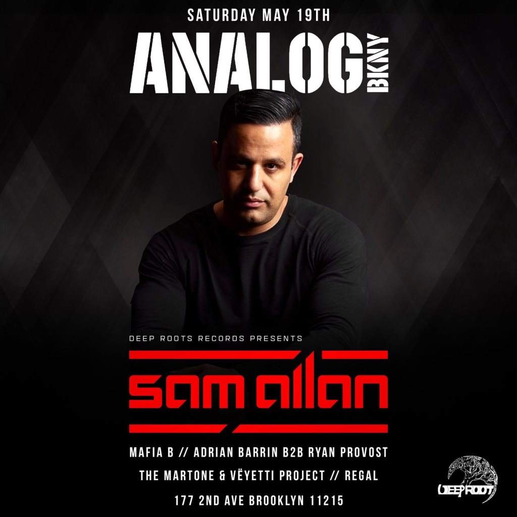 Deep Root Records presents Sam Allan - Página frontal
