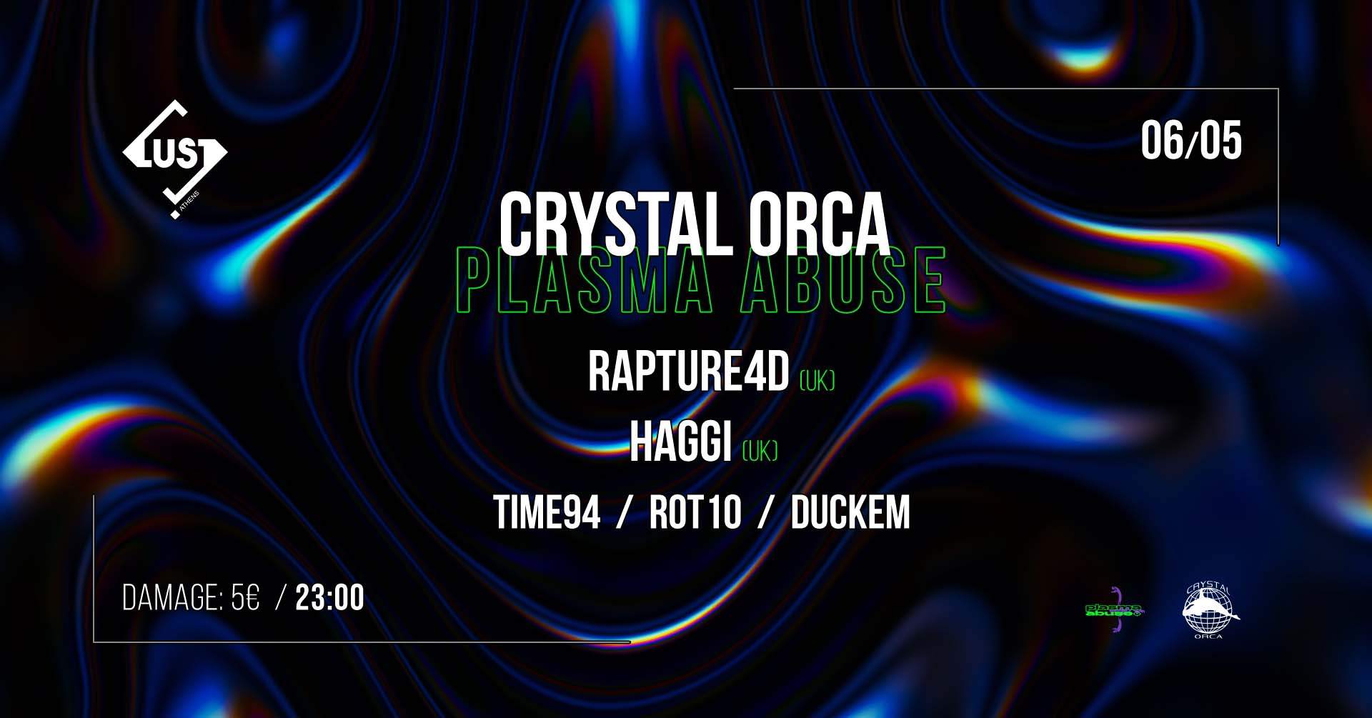 Crystal Orca x Plasma Abuse with Rapture4D & Haggi (UK) - Página frontal