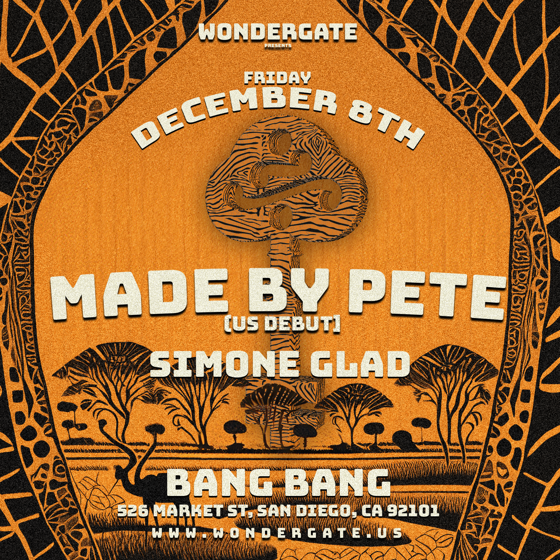 Wonder Gate presents: Made By Pete [US DEBUT] - フライヤー表