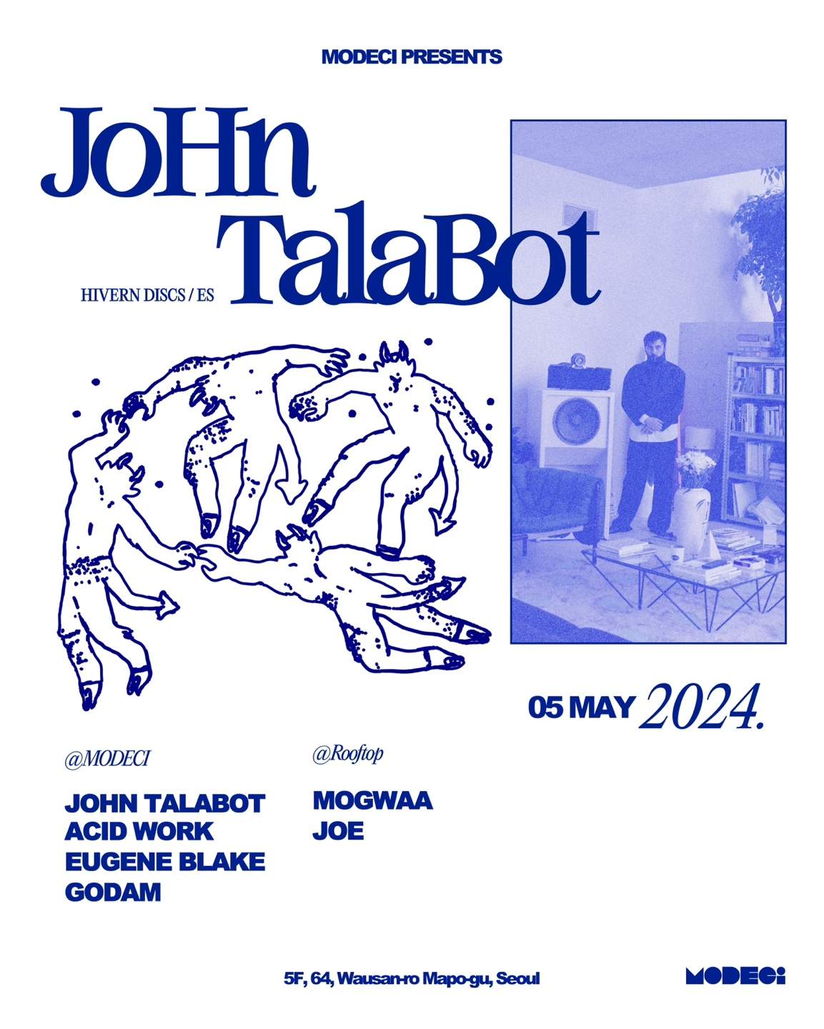 John Talabot (Hivern Discs / ES) - フライヤー表