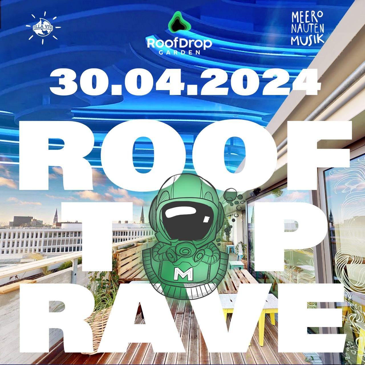 RooftopRave by Meeronauten Musik - フライヤー表