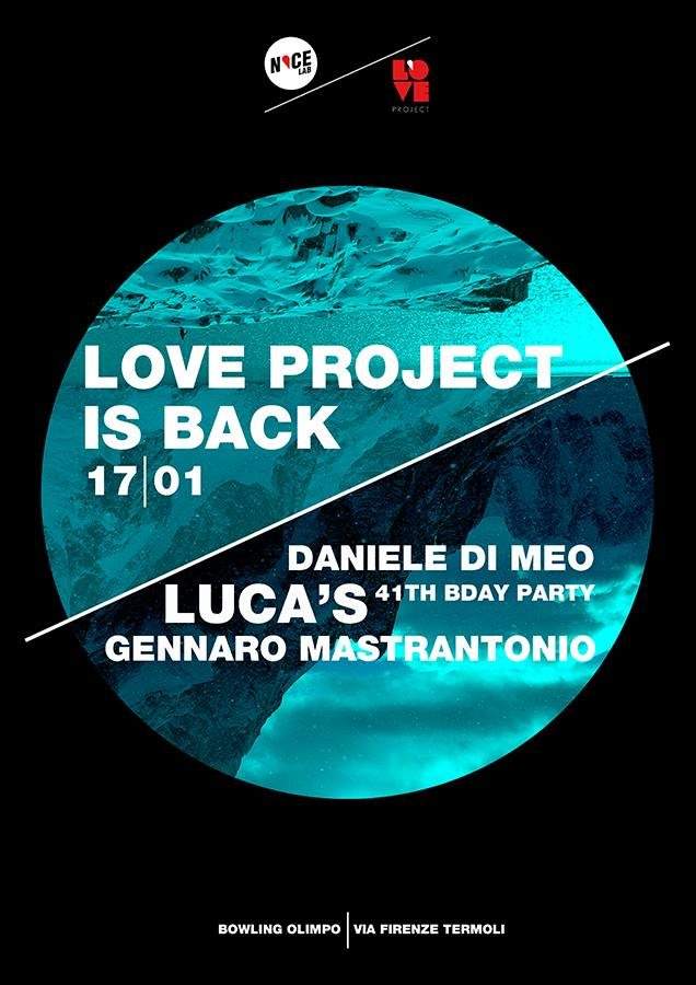 Nice Lab with Daniele Di Meo, Lucas, Gennaro Mastrantonio - フライヤー表