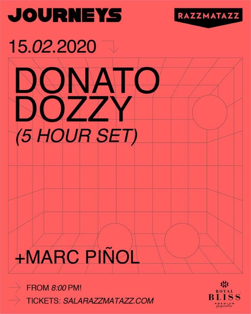 Journeys: Donato Dozzy (5 Hour SET) - Página frontal