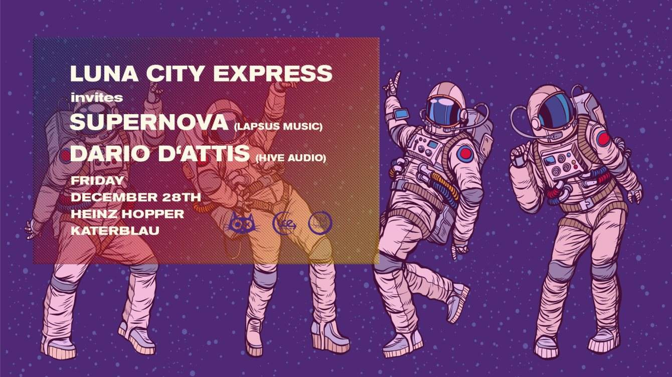 Luna City Express Invites - Supernova / Dario D´attis / Luna City Express - フライヤー表