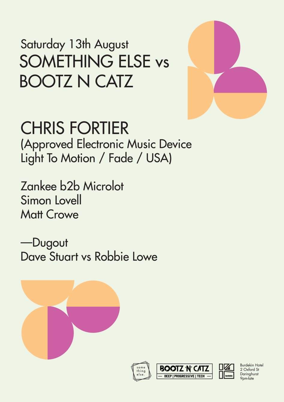 Something Else vs Bootz n Catz with Chris Fortier - Página frontal