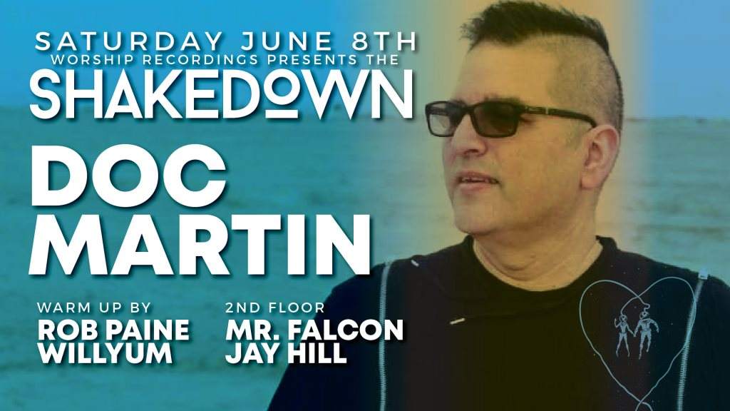 The Shakedown with Doc Martin, Rob Paine, Willyum, Mr. Falcon, Jay Hill - Página frontal