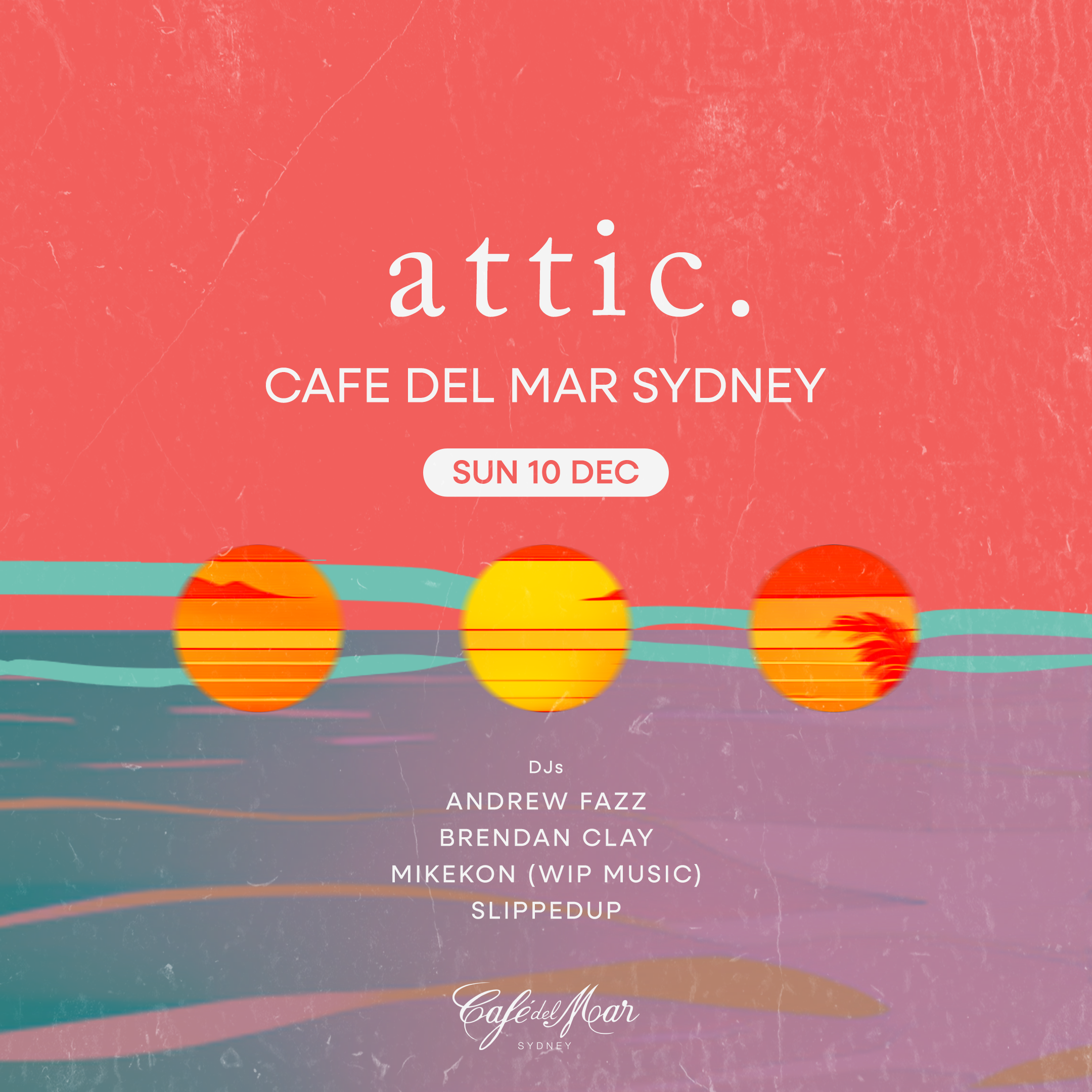 Attic x Café del Mar - Página frontal