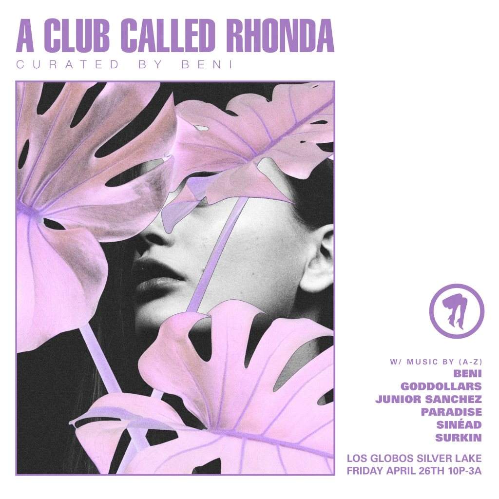 A Club Called Rhonda: Silver Lake - フライヤー表