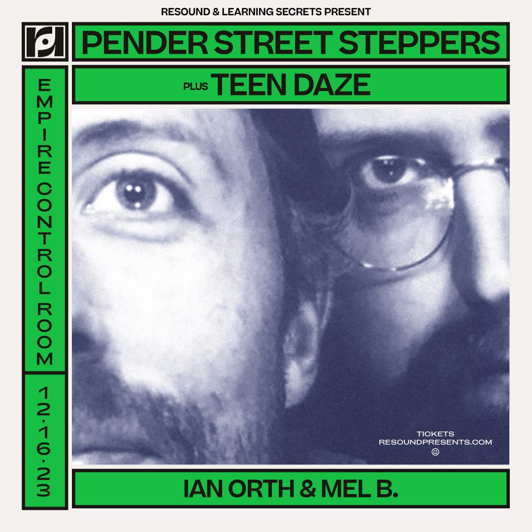 Pender Street Steppers and Teen Daze - フライヤー裏
