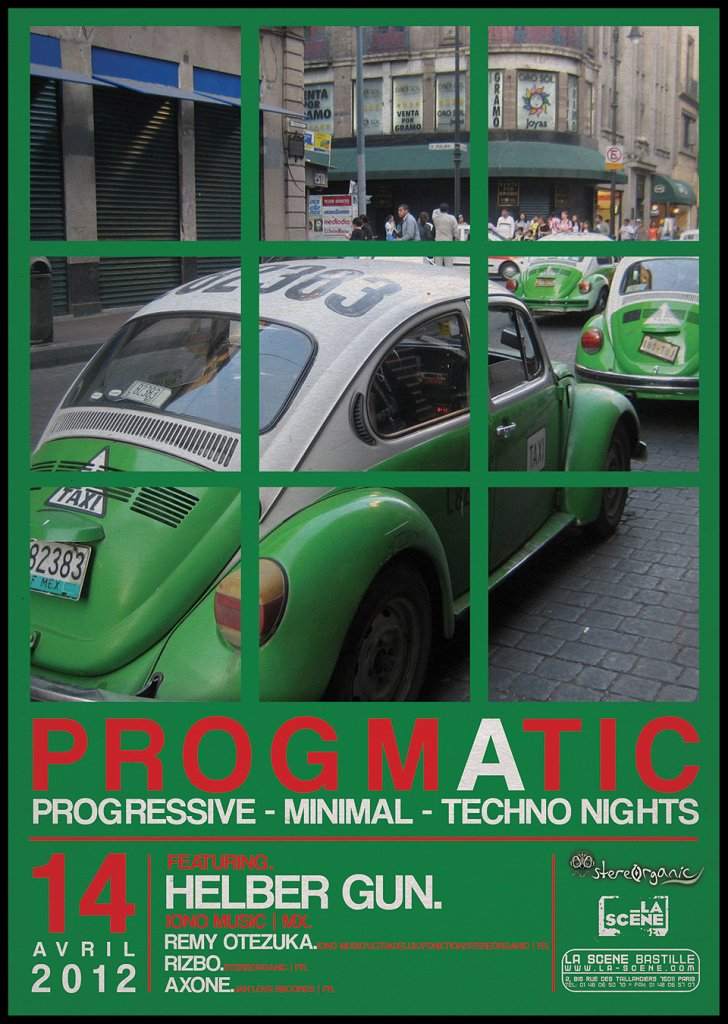Progmatic - Progressive Minimal Techno Nights - Página frontal