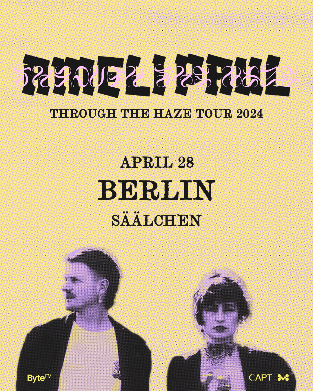 Ameli Paul / Through The Haze Tour 2024 - フライヤー表