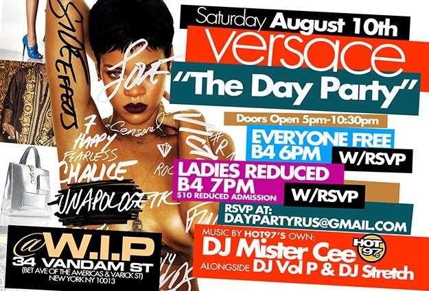 Versace The Day Party at WIP Work In Progress New York