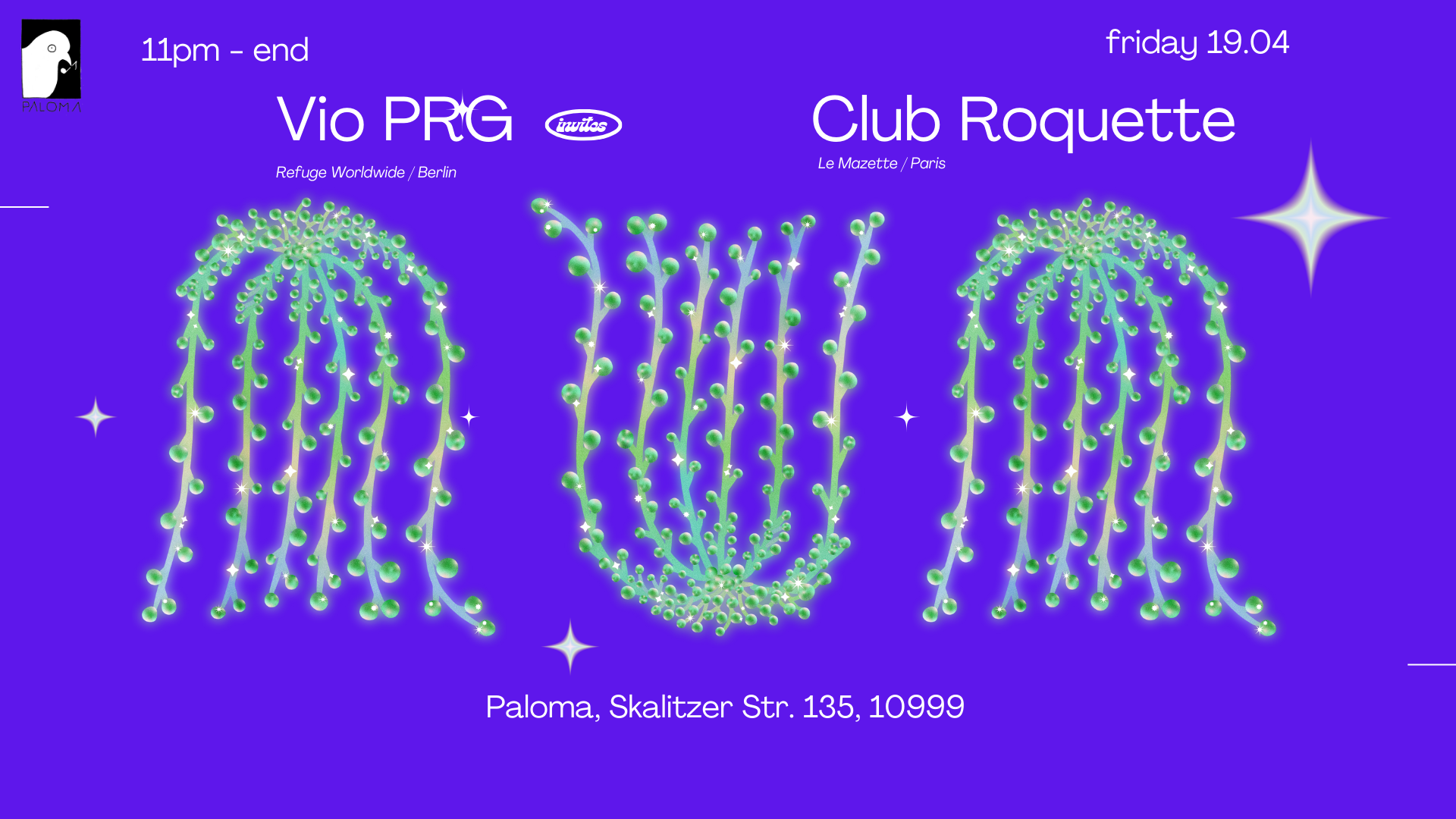 Vio PRG invites Club Roquette (FR) - フライヤー表